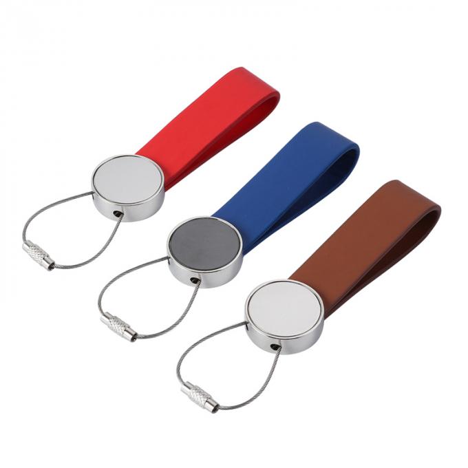 革創造的なギフト亜鉛合金の付属品のcustumeのロゴのトラックは家族の金属のkeychainsを刻む