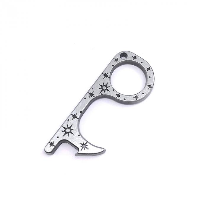 押しのエレベーター最下mutli機能PPE手は接触ドアのオープナ亜鉛合金のkeychainを解放しない