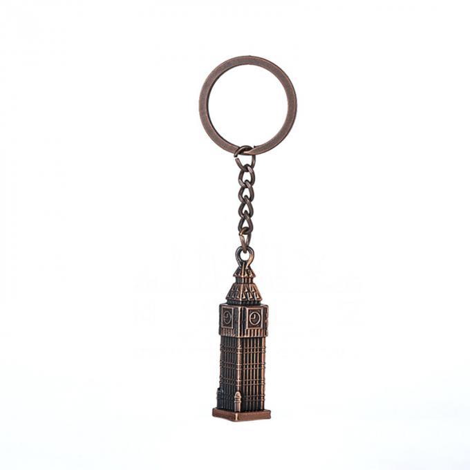 ロンドン旅行記念品のビッグ ベンの創造的な金属Keychain