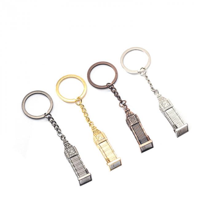 ロンドン旅行記念品のビッグ ベンの創造的な金属Keychain